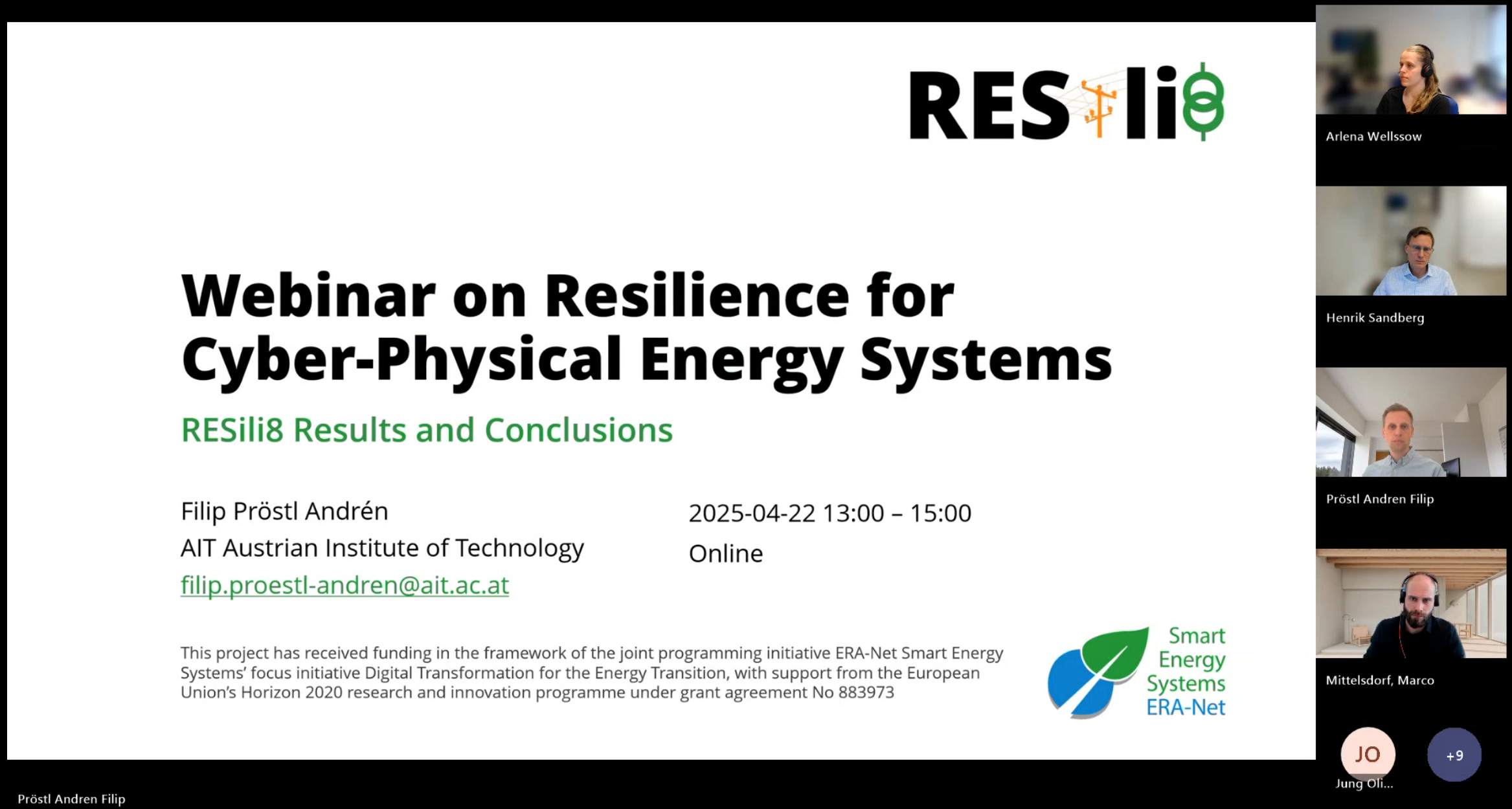RESili8 Webinar Screenshot